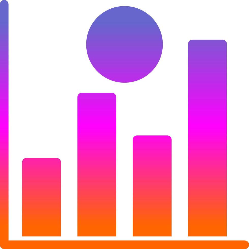 Market Prediction Vector Icon Design