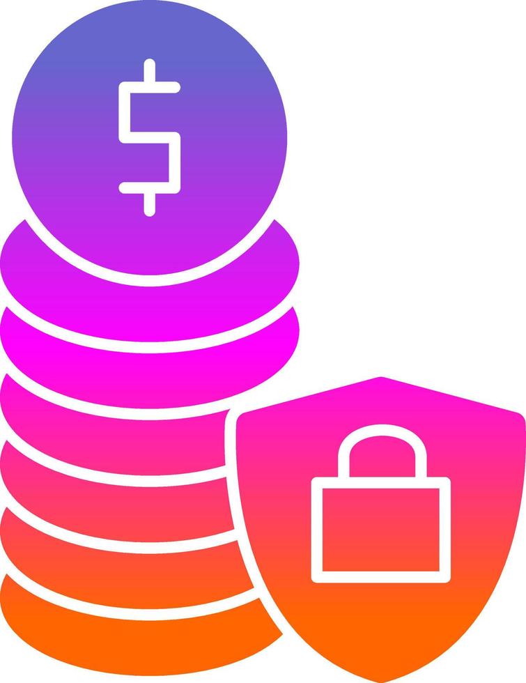Funds Protection Vector Icon Design