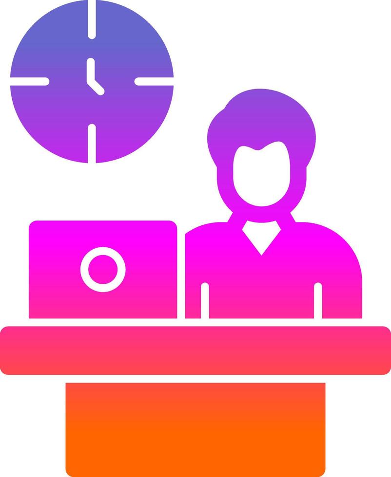 Office Life Vector Icon Design