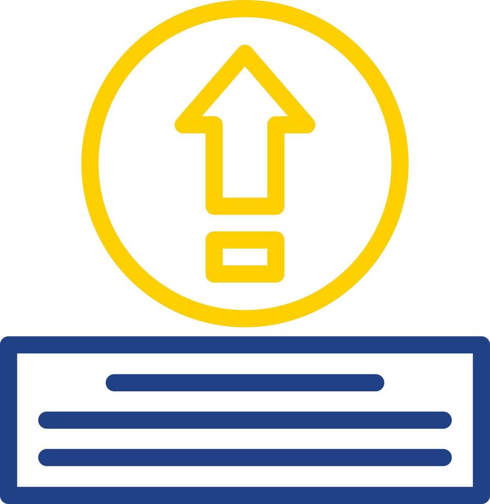 Get On Top Vector Icon Design