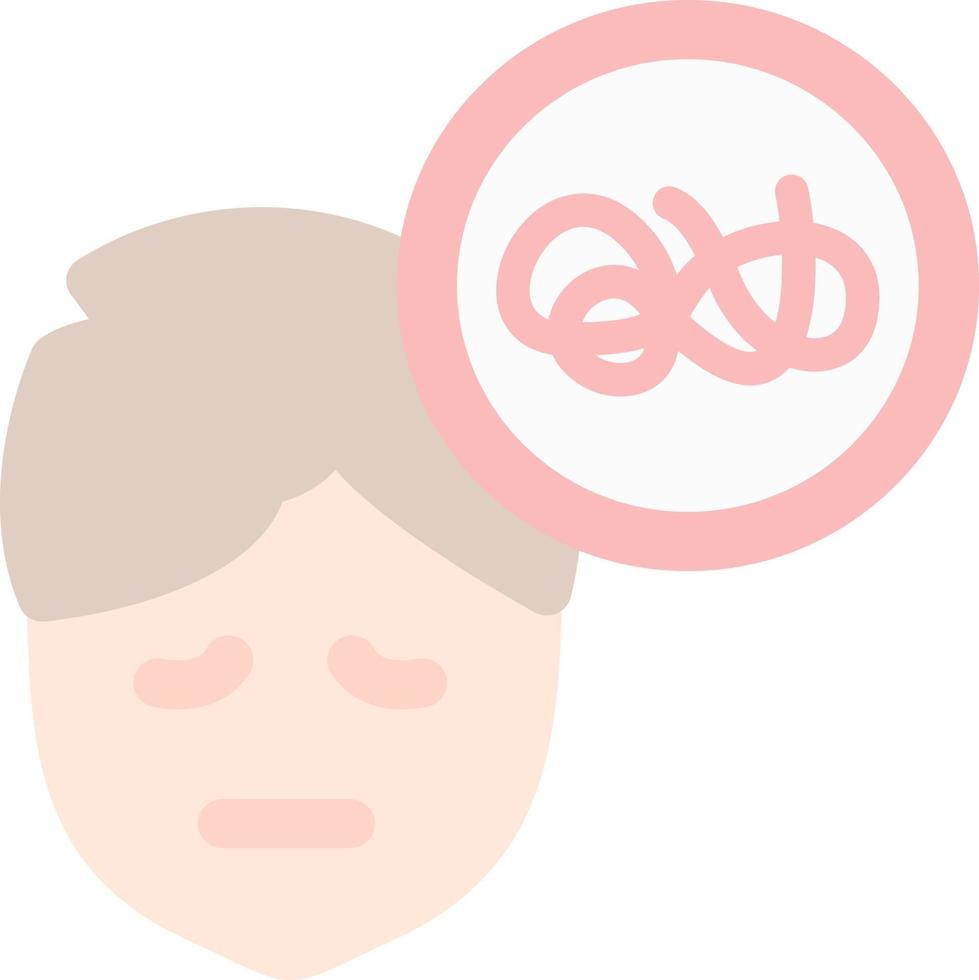 Mental Disorder Vector Icon Design