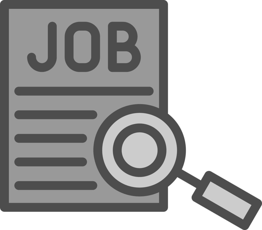 Job Searching Vector Icon Design