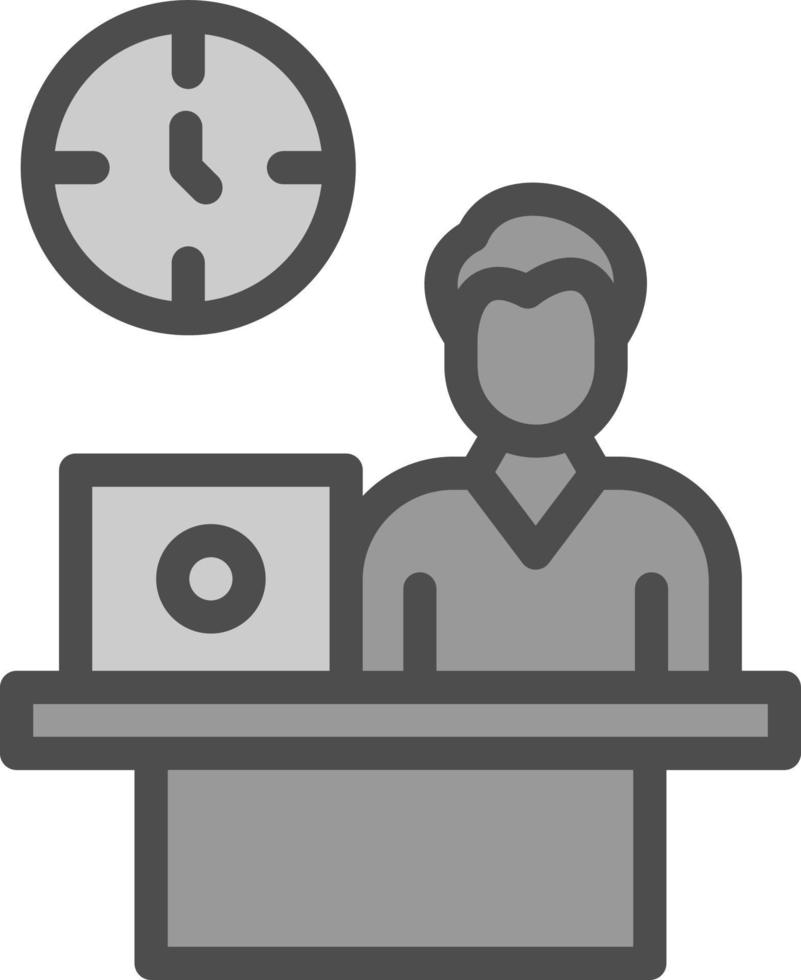 Office Life Vector Icon Design
