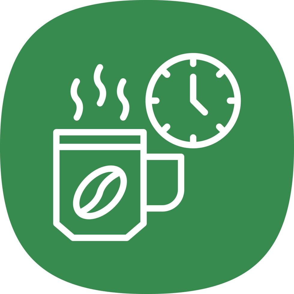 Coffee Break Vector Icon Design