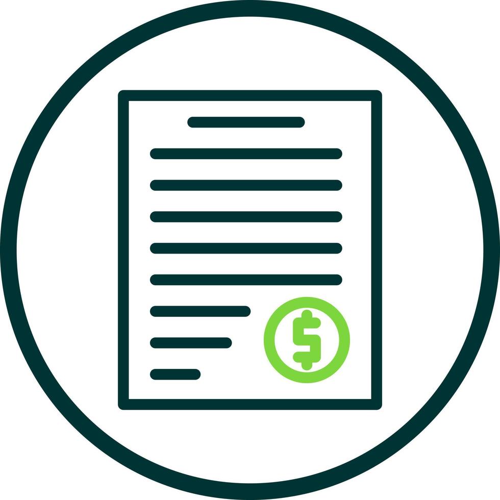 Invoice Vector Icon Design