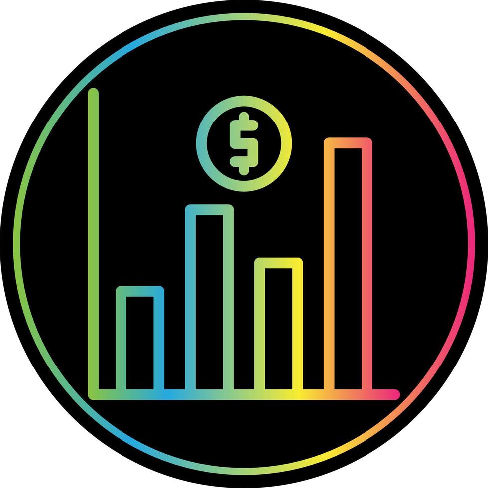 Market Prediction Vector Icon Design