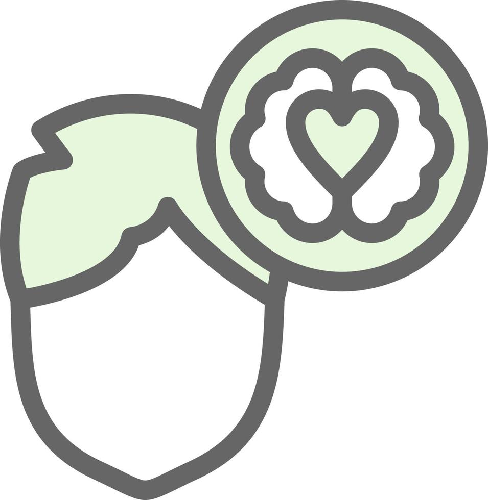 Emotional intelligence Vector Icon Design