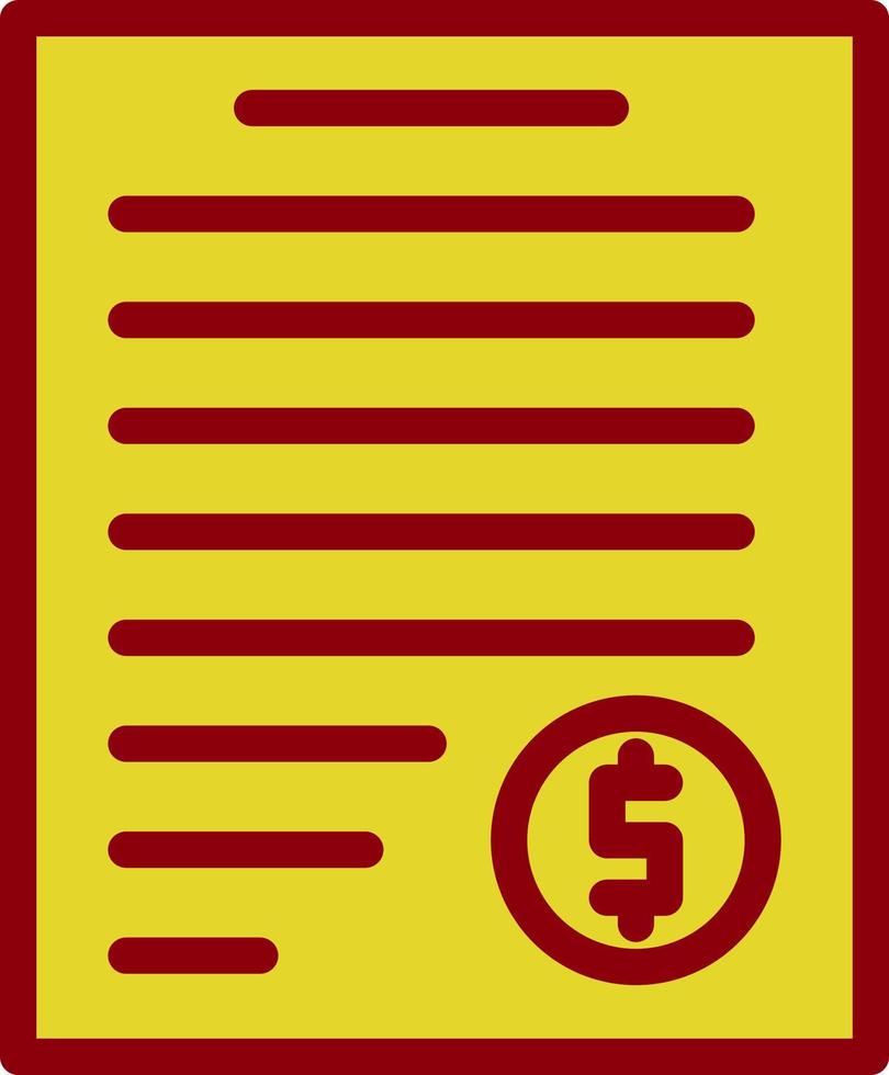 Invoice Vector Icon Design