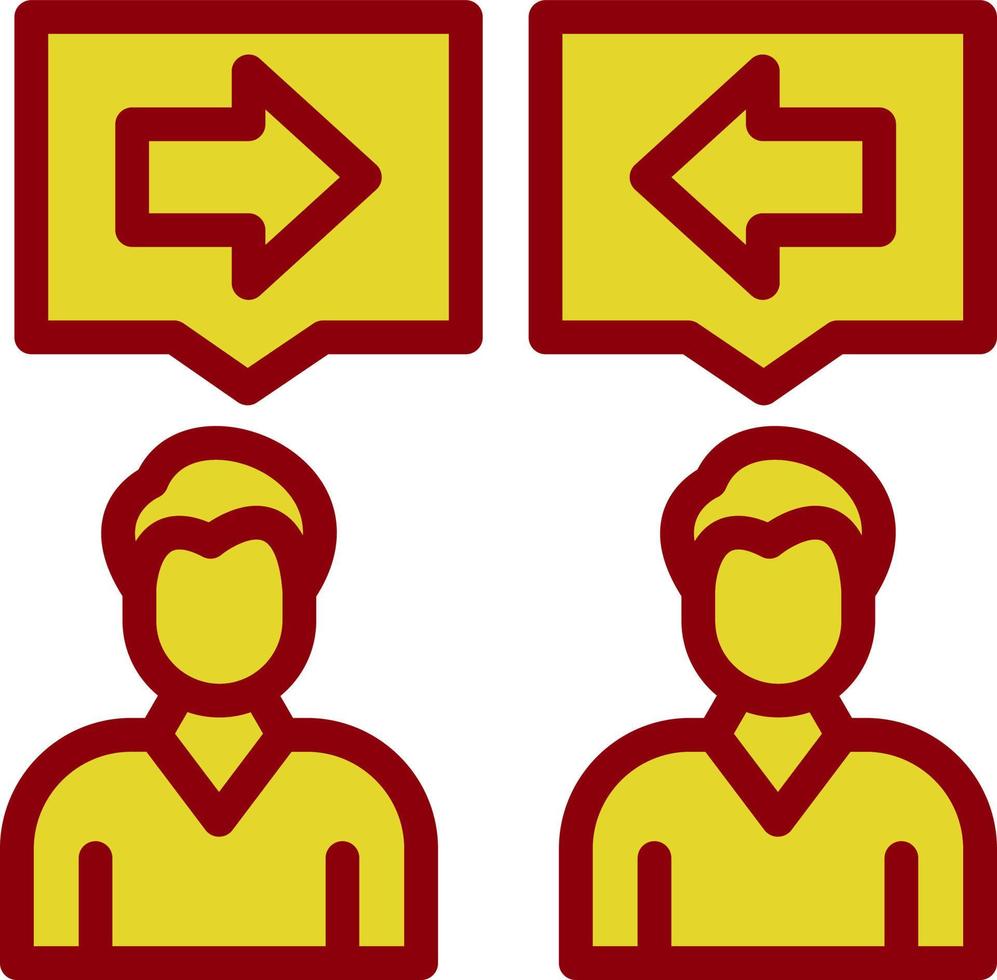 Conflict Of Interest Vector Icon Design
