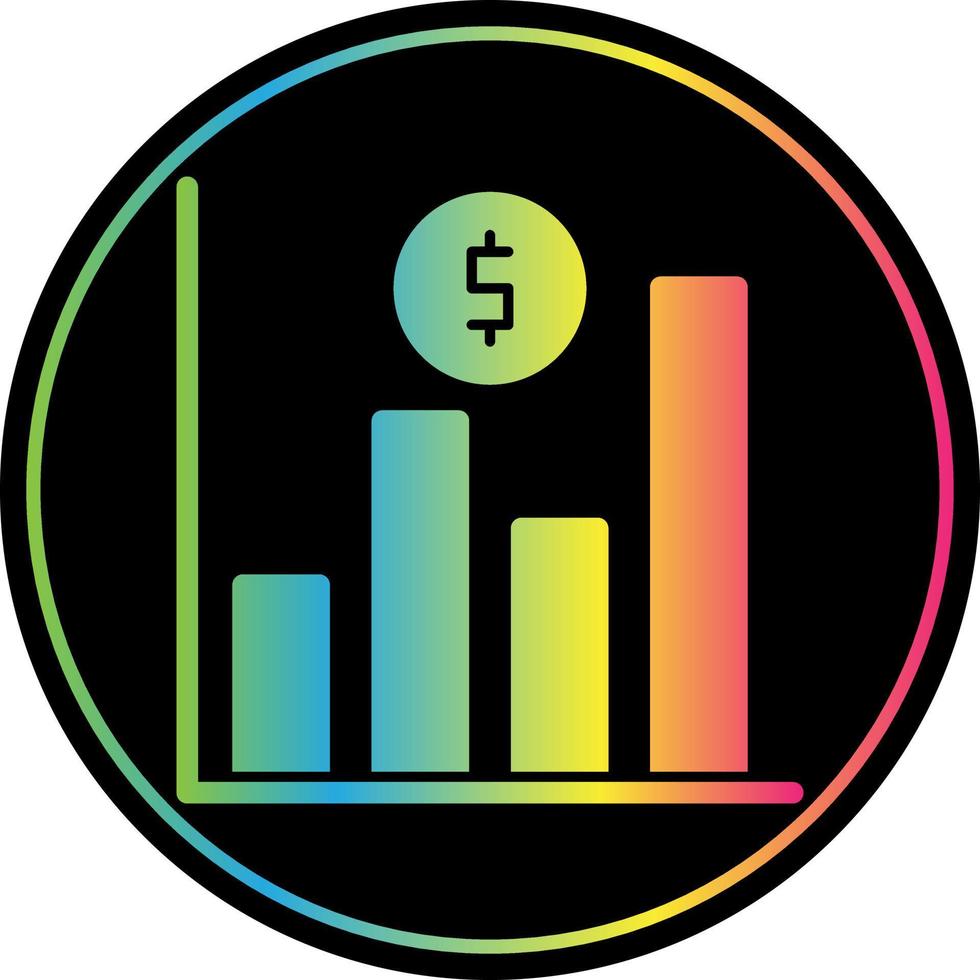 Market Prediction Vector Icon Design