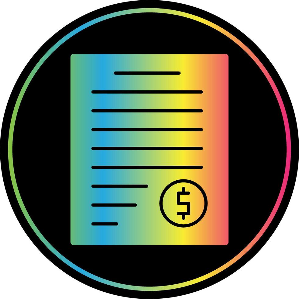 Invoice Vector Icon Design