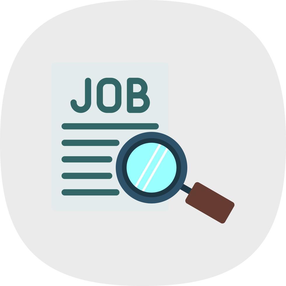 Job Searching Vector Icon Design