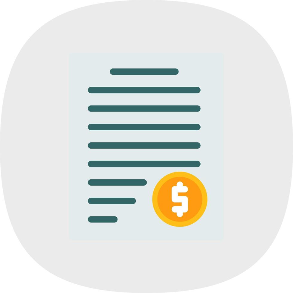 Invoice Vector Icon Design