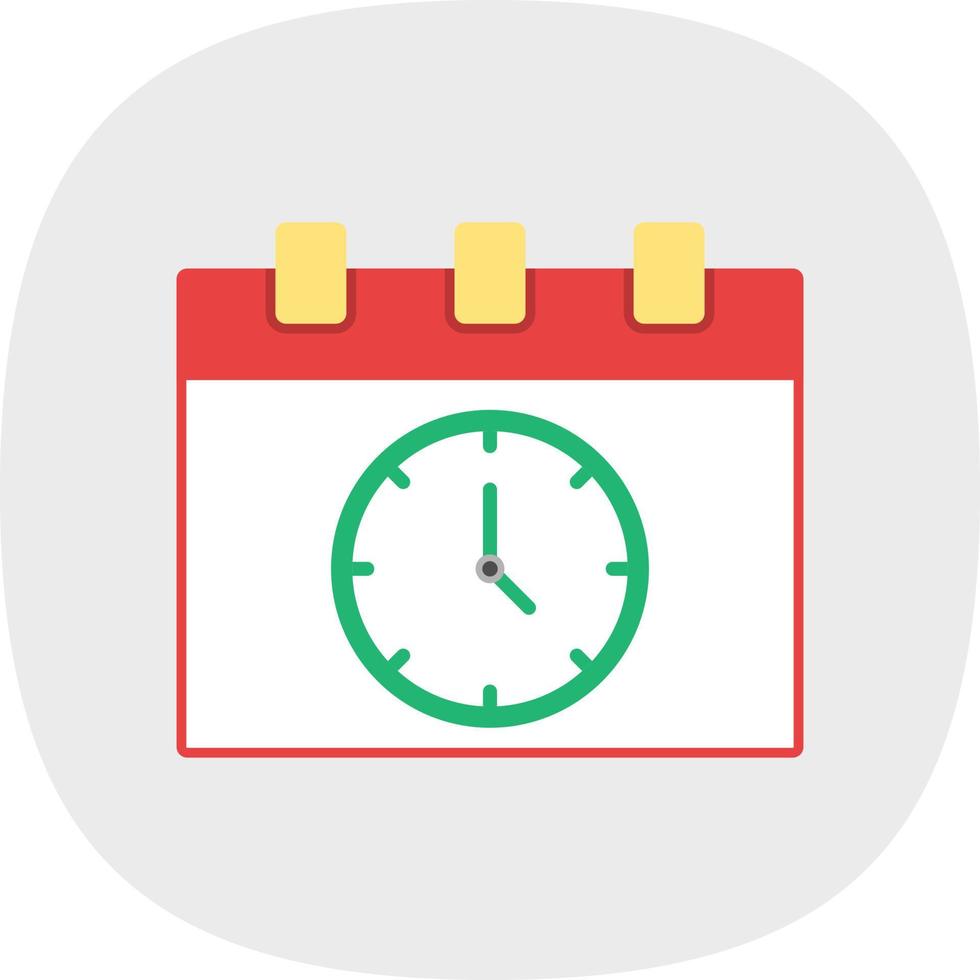 Deadline Vector Icon Design