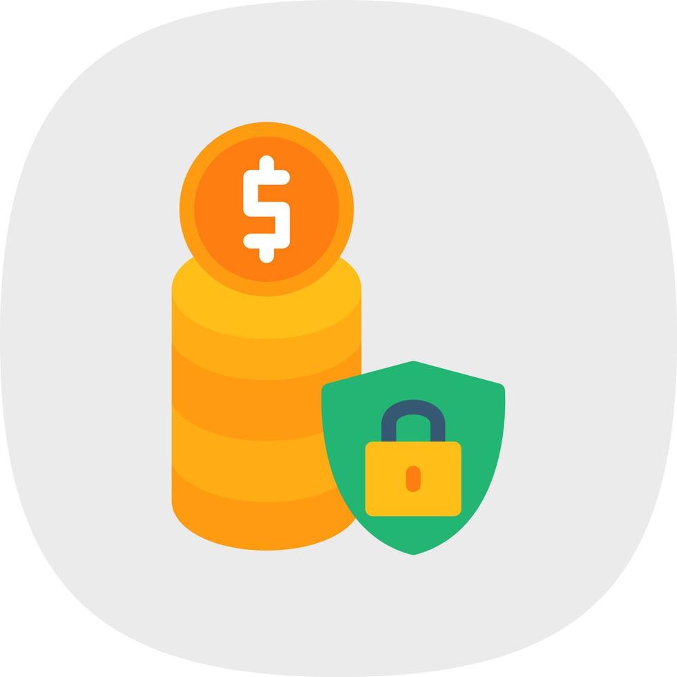 Funds Protection Vector Icon Design