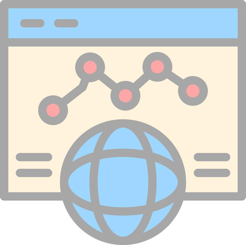 Stock Market Vector Icon Design
