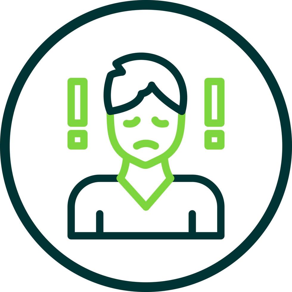 Anxiety Vector Icon Design