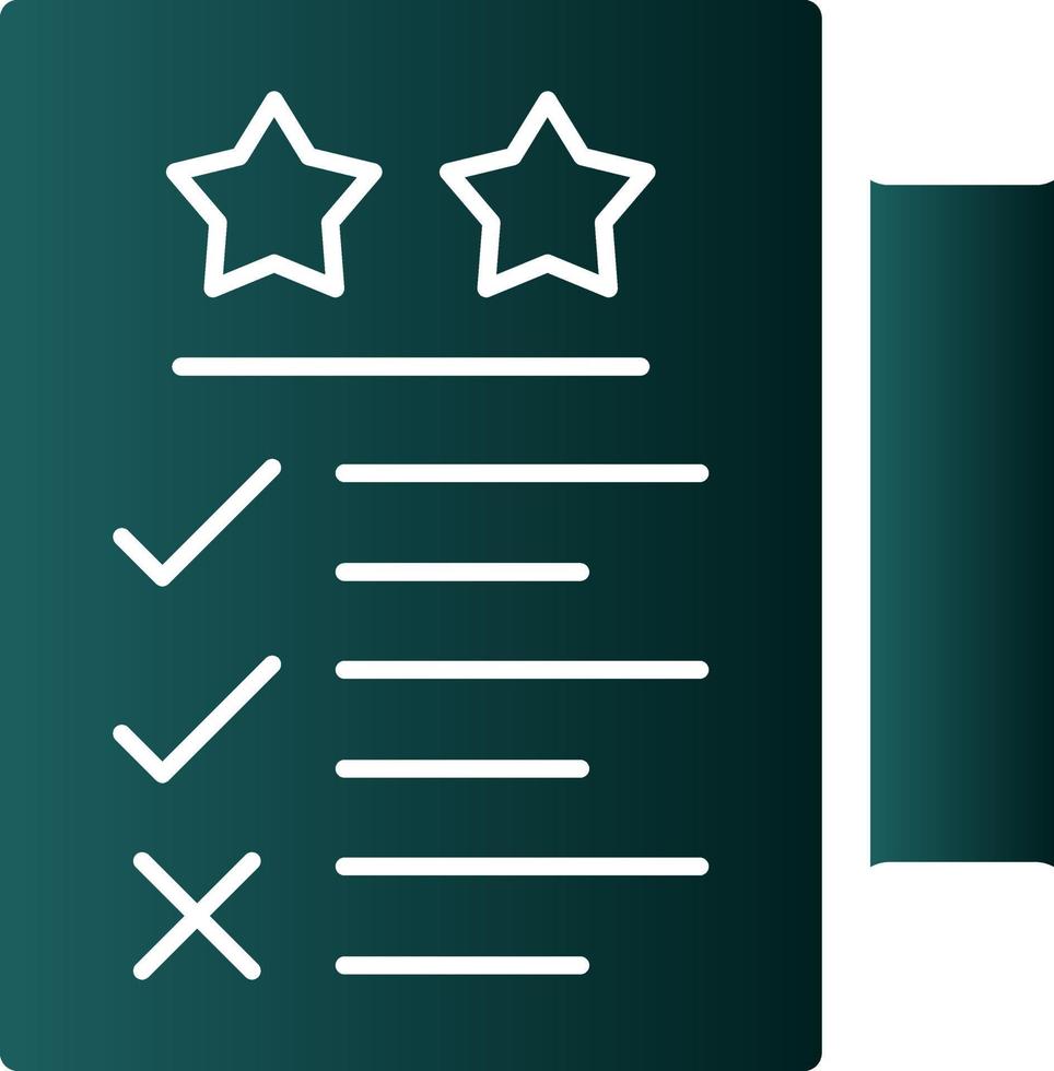 Appraisal Vector Icon Design