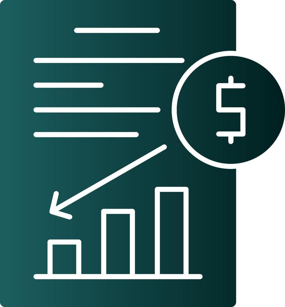 Depreciation Vector Icon Design