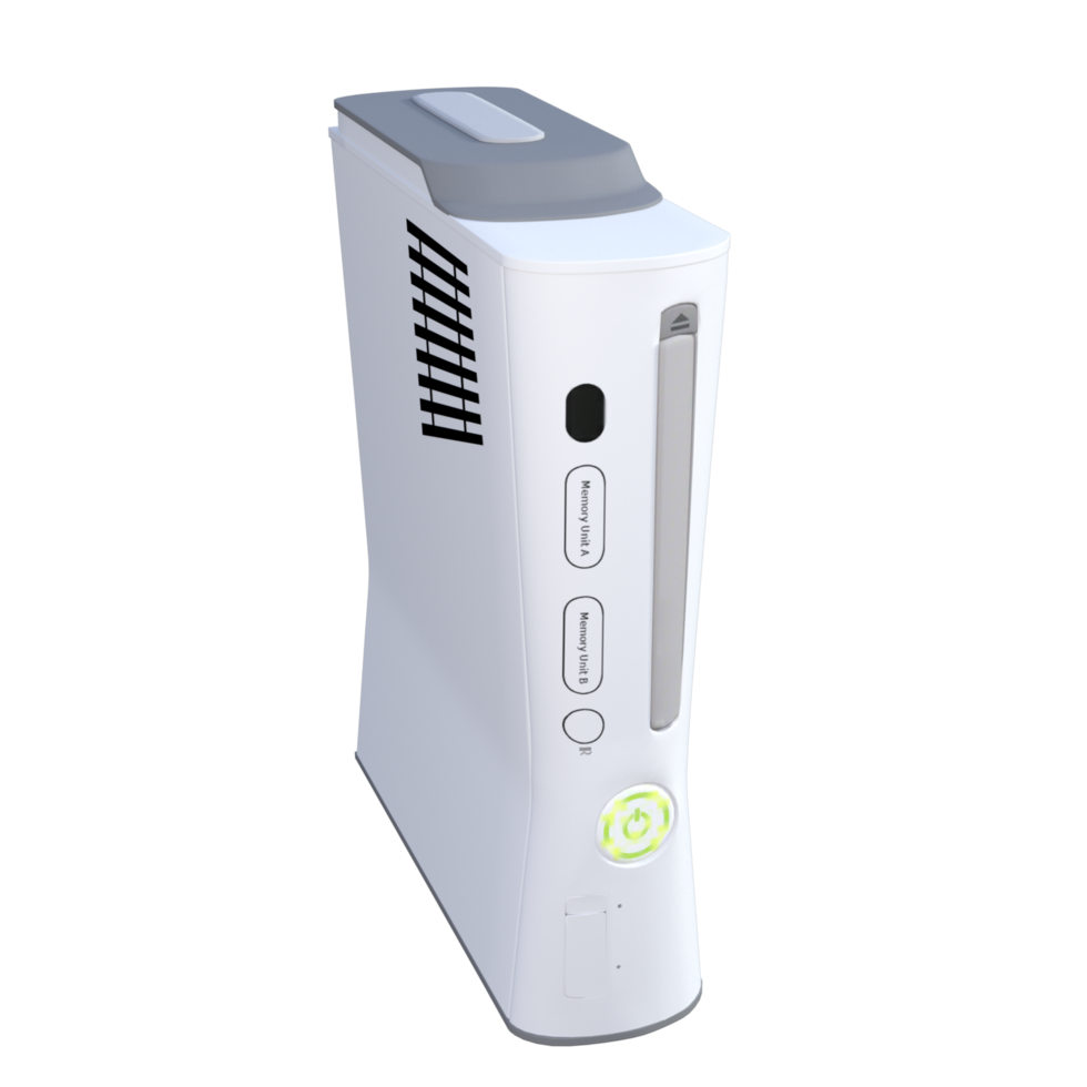 Game console generation 3d Re png