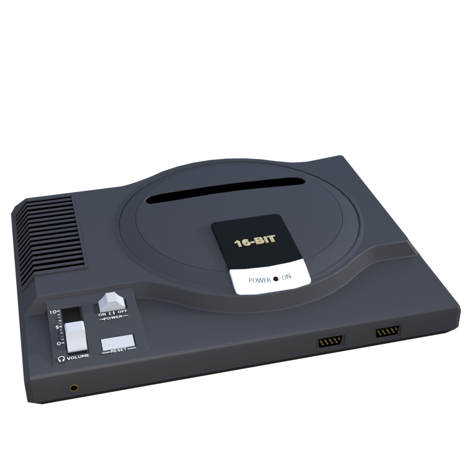 console de jeu génération 3d re png