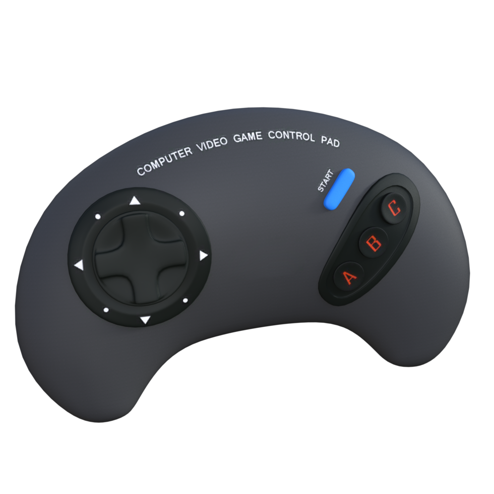 console de jeu génération 3d re png