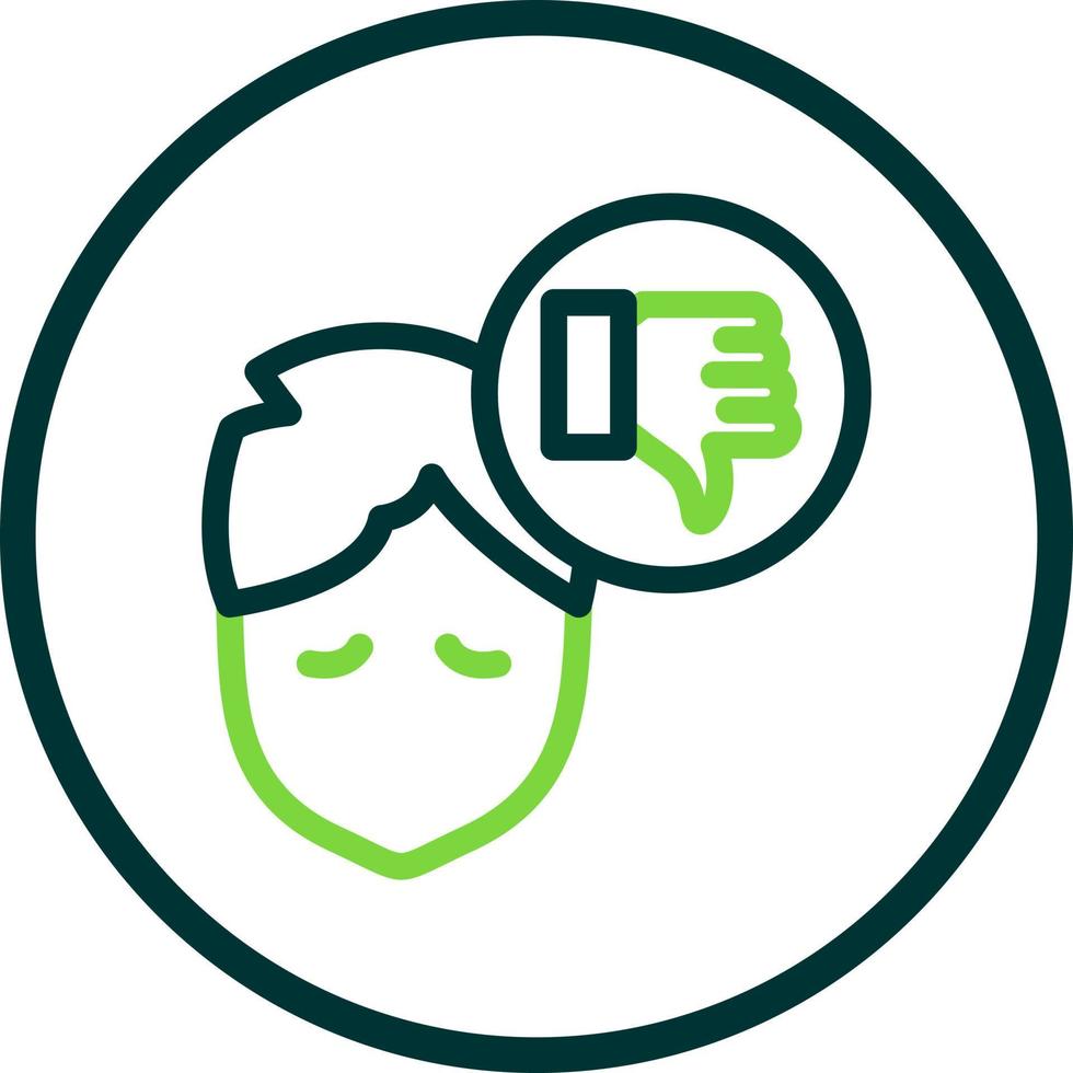 Pessimistic Vector Icon Design
