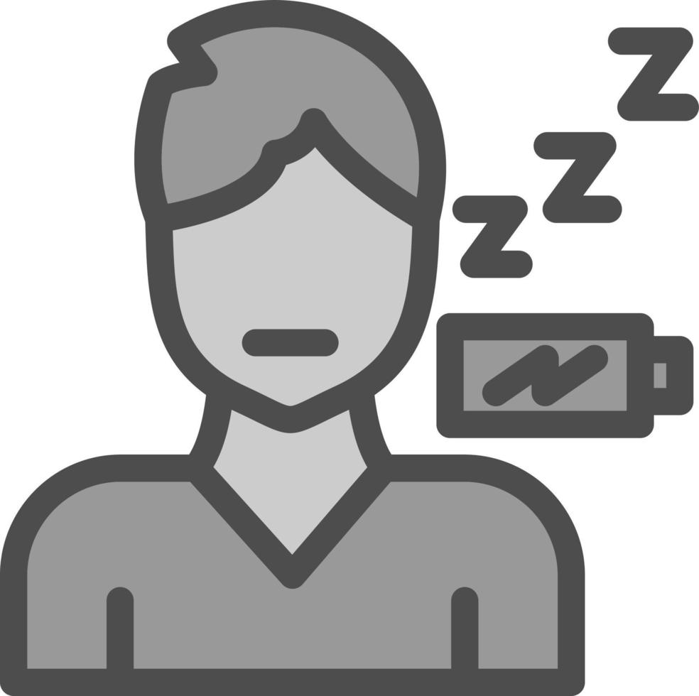 Fatigue Vector Icon Design