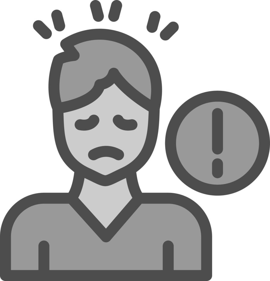 Panic Atack Vector Icon Design