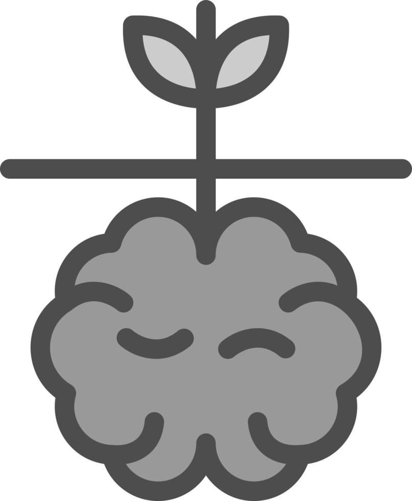 diseño de icono de vector de crecimiento mental