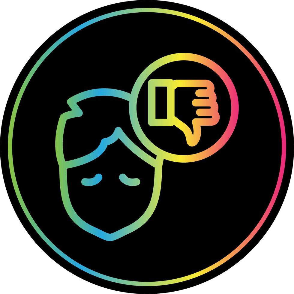 Pessimistic Vector Icon Design