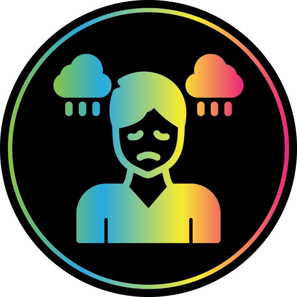 Depression Vector Icon Design