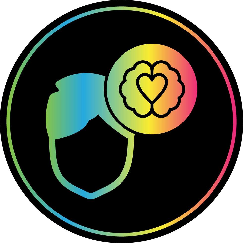 Emotional intelligence Vector Icon Design