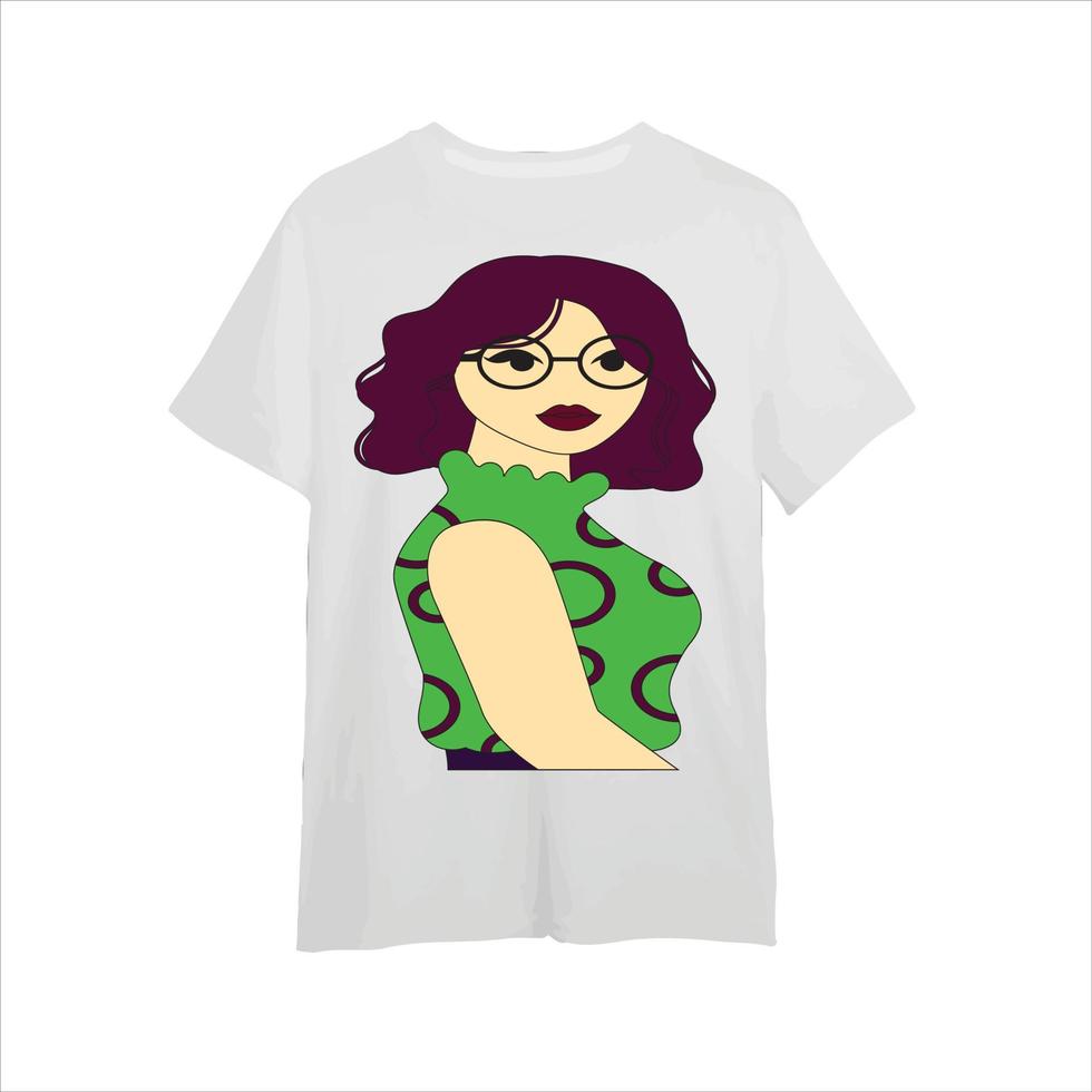 Ledis t-shirt with unique logo.stylish girls logo.fashionable t-shirt. vector