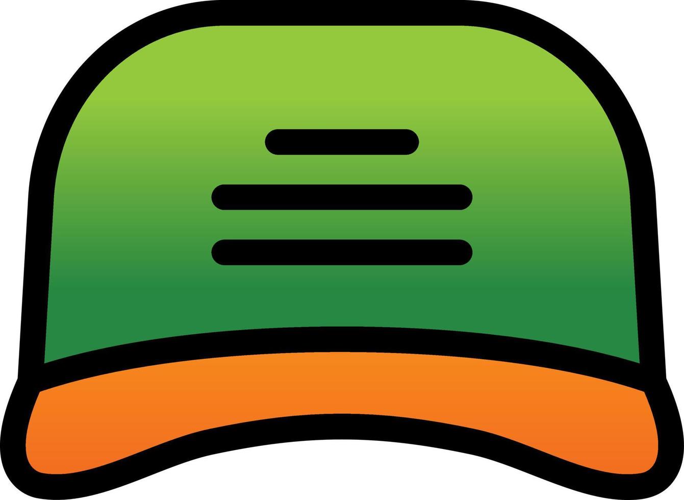 Baseball Cap Vector Icon Design