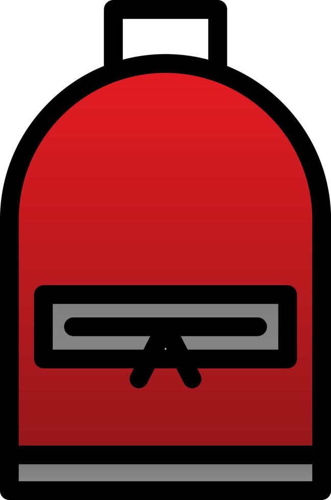 diseño de icono de vector de mochila