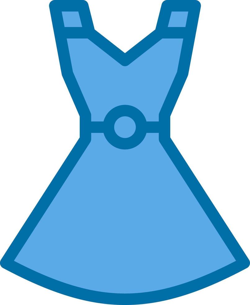 diseño de icono de vector de vestido de fiesta