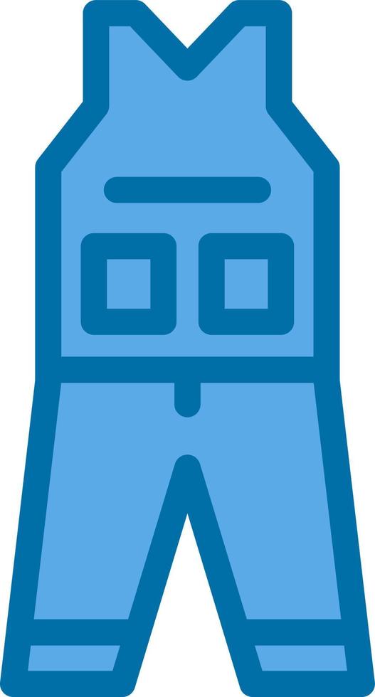 Coverall Clothes Vector Icon Design