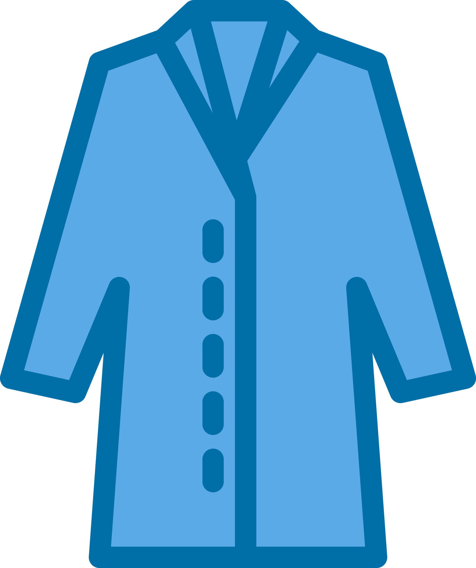 Lab Coat Vector Icon Design 16337802 Vector Art at Vecteezy