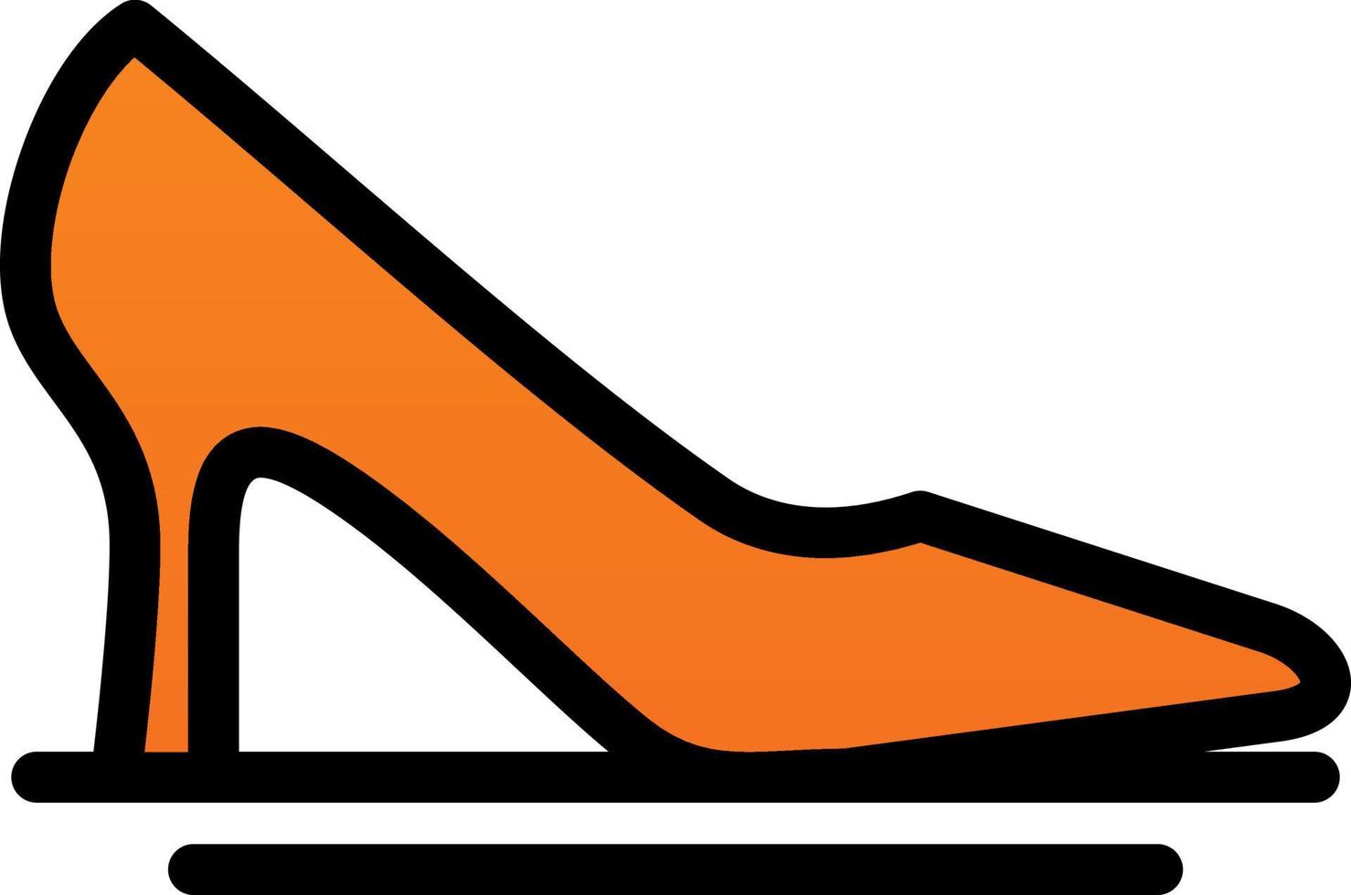 High Heel Vector Icon Design