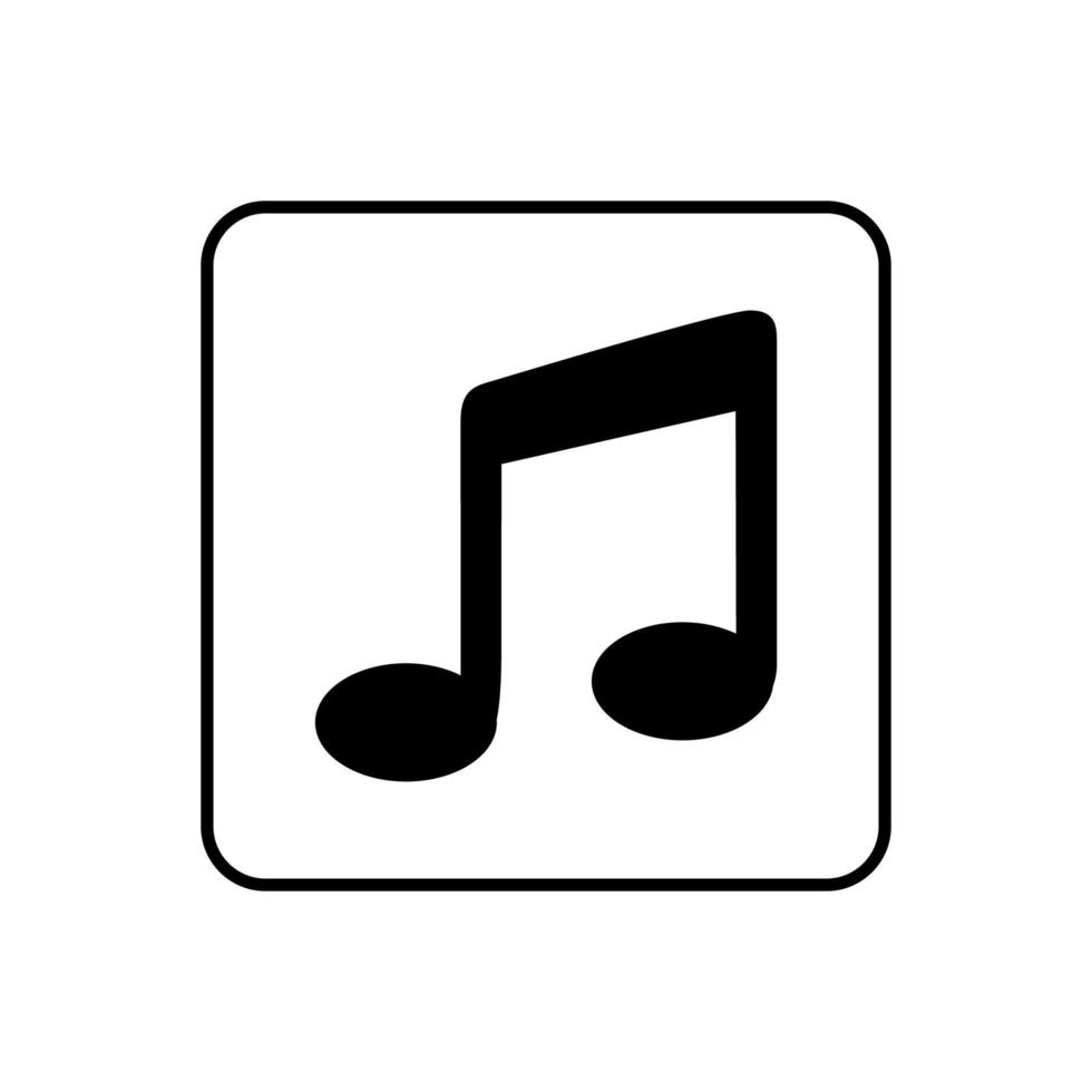 diseño de vectores de iconos musicales, notas musicales