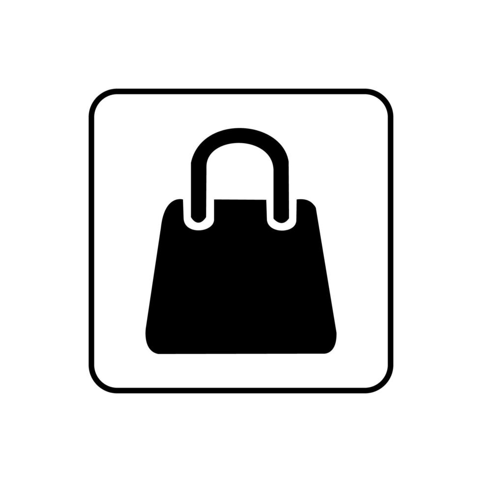 Grocery bag icon vector design