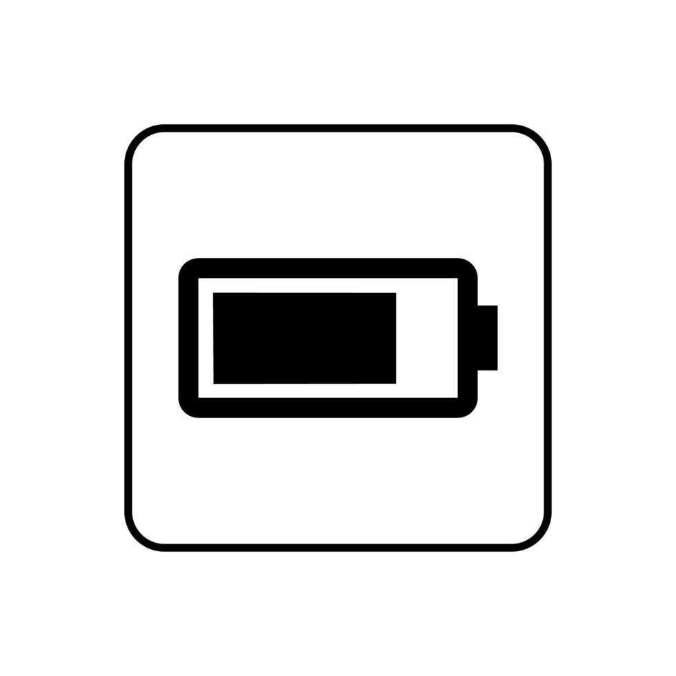 Battery indicator icon vector design