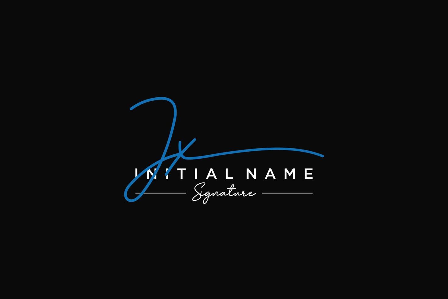 Initial JX signature logo template vector. Hand drawn Calligraphy lettering Vector illustration.