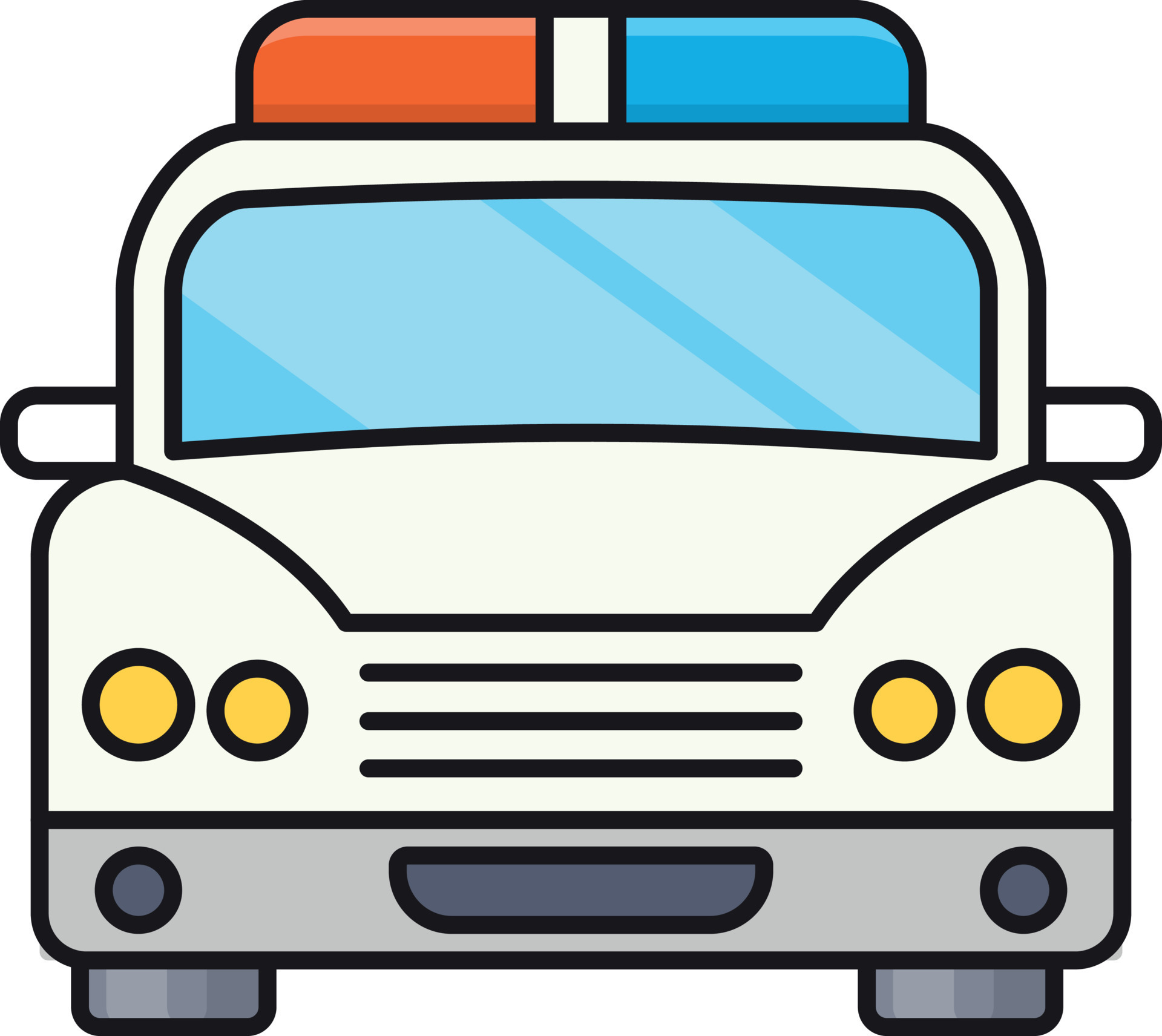 police car vector illustration on a background.Premium quality symbols