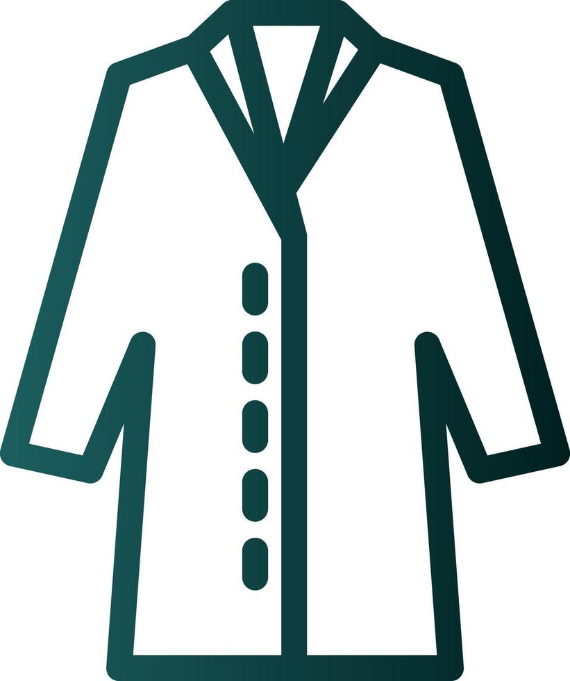 Lab Coat Vector Icon Design