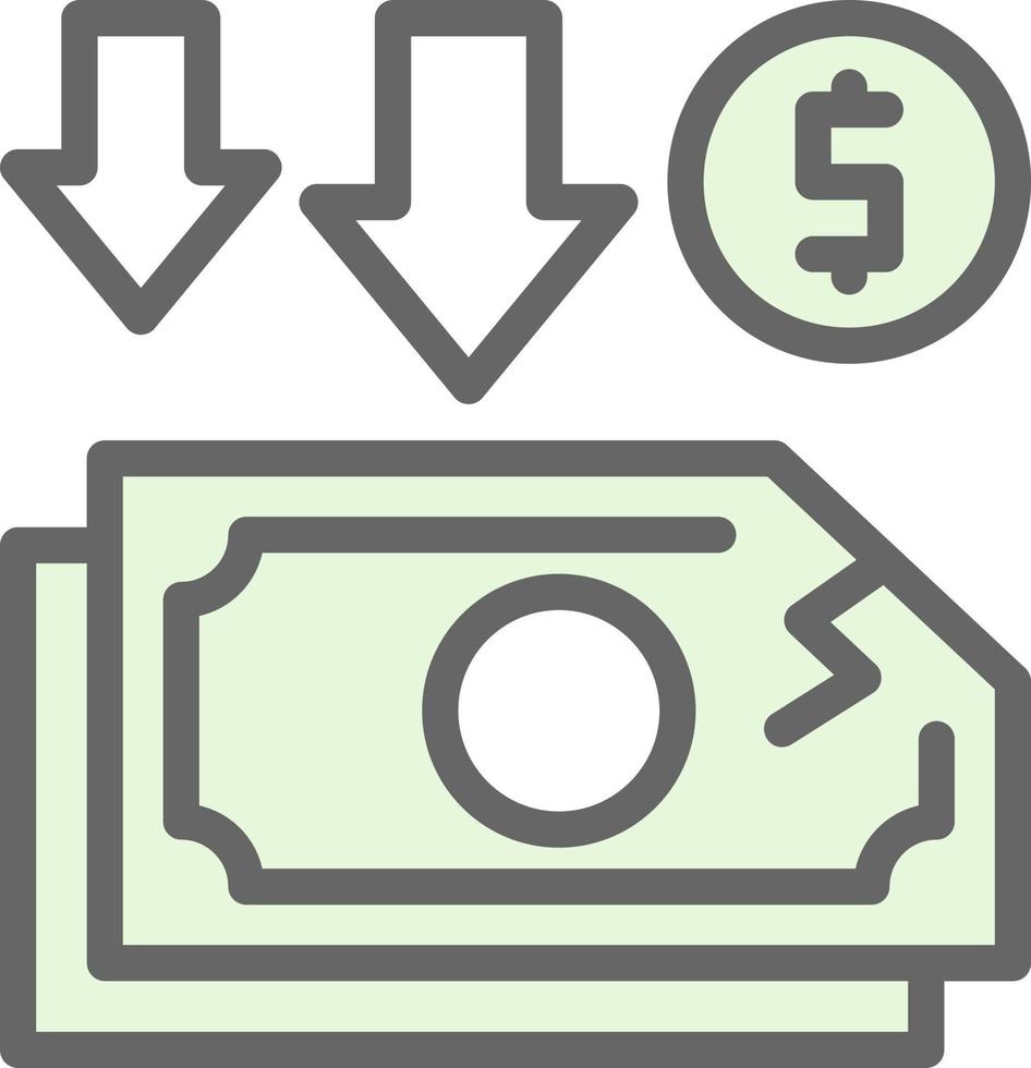 Bankruptcy Vector Icon Design