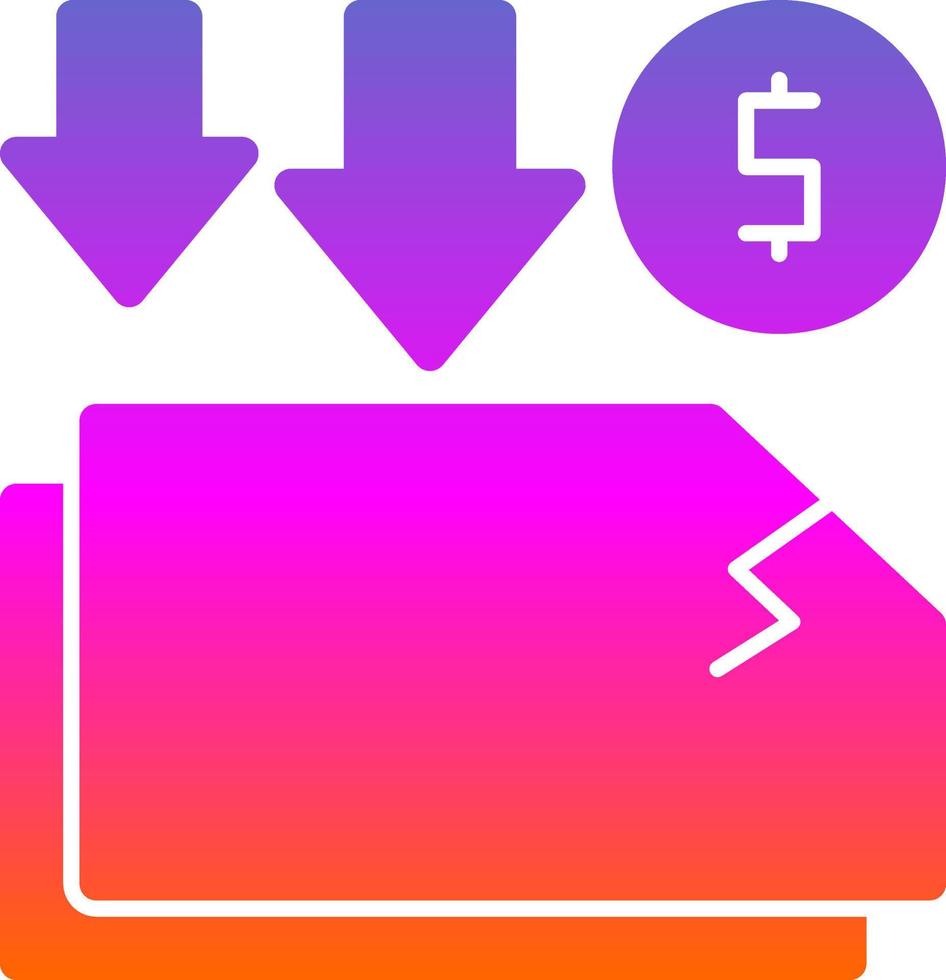 Bankruptcy Vector Icon Design