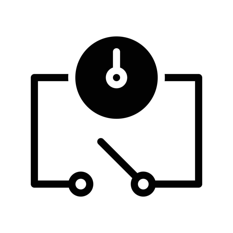 circuit meter vector illustration on a background.Premium quality symbols.vector icons for concept and graphic design.