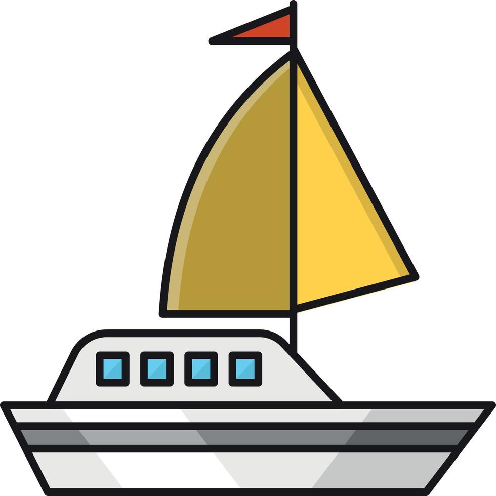 ship vector illustration on a background.Premium quality symbols.vector icons for concept and graphic design.